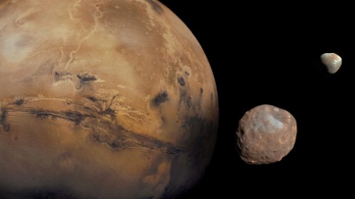 How many moons does Mars have?