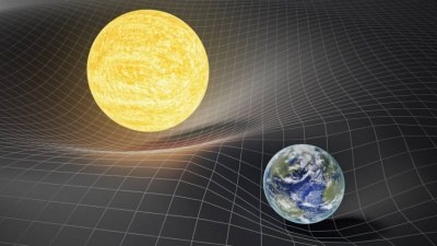 What force from the Sun pulls on the Earth and keeps it in orbit?