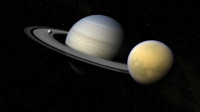 What is the name of Saturn’s largest moon?